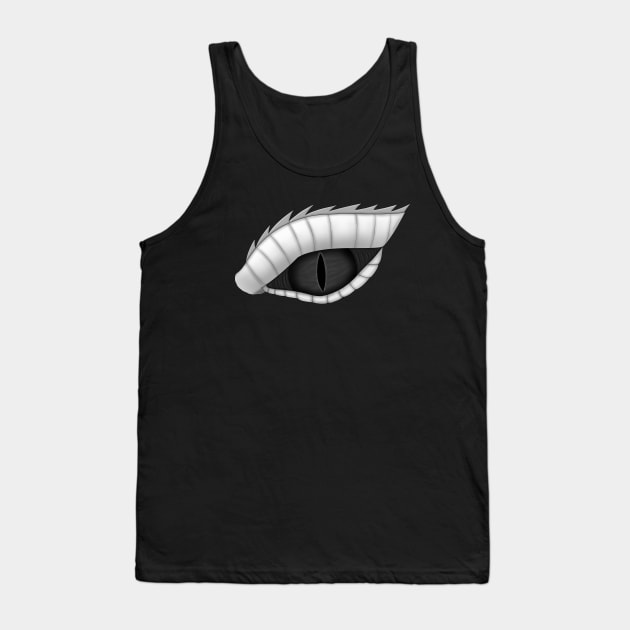 Dragons Eyes Grey/Black Tank Top by DragonSymphony